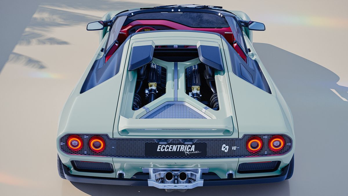 Eccentrica V12 Roadster kommt mit Alcantara