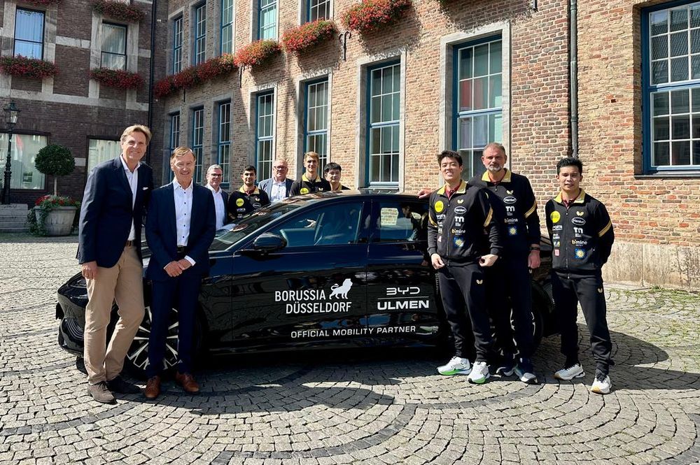 Autohaus Ulmen macht Borussia Düsseldorf mit BYD mobil