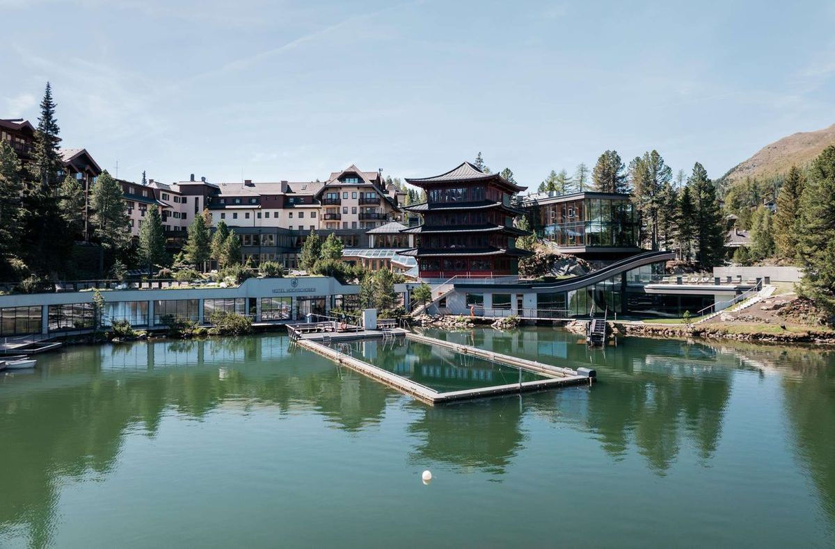Hotel Hochschober mit See-Sauna-Zubau (Turracher See)